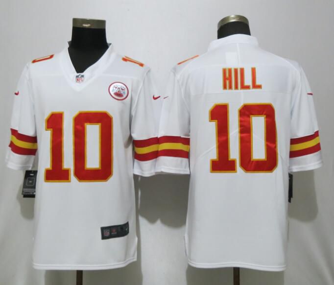 Men Kansas City Chiefs #10 Hill White Nike Vapor Untouchable Limited Player NFL Jerseys->kansas city chiefs->NFL Jersey